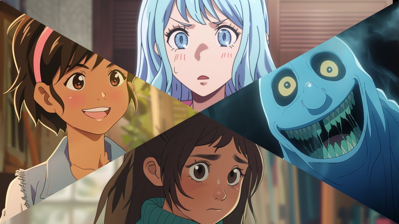 The Ghost and Molly McGee Characters as Anime