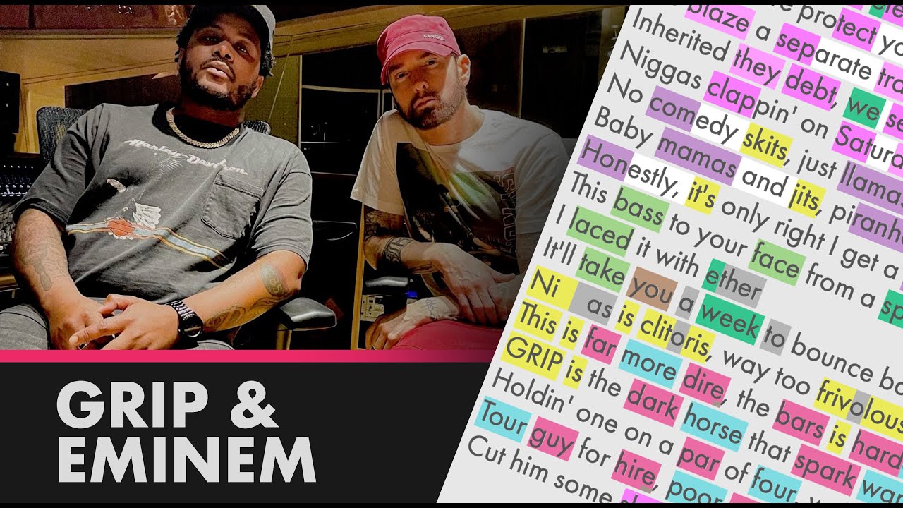 Grip ft. Eminem on Walkthrough! - Lyrics, Rhymes Highlighted (295)