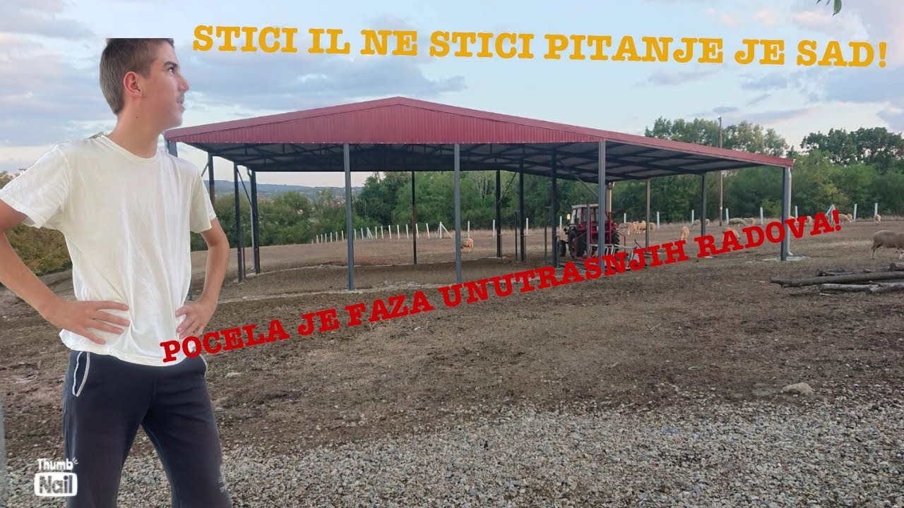 Izgradnja objekta za ovce #1 Zapocela je faza unutrasnjih radova!