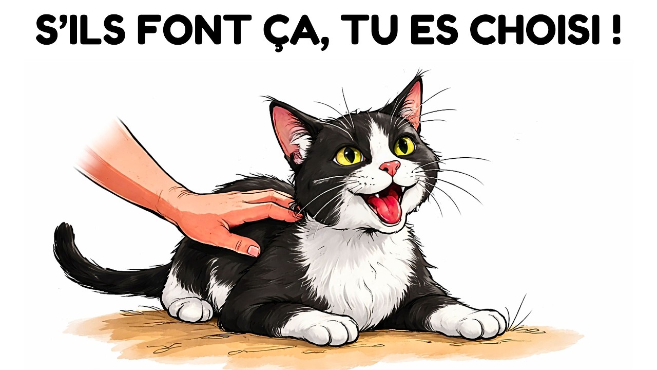 5 choses que les chats font UNIQUEMENT pour leur humain préféré (Tu es spécial !)...