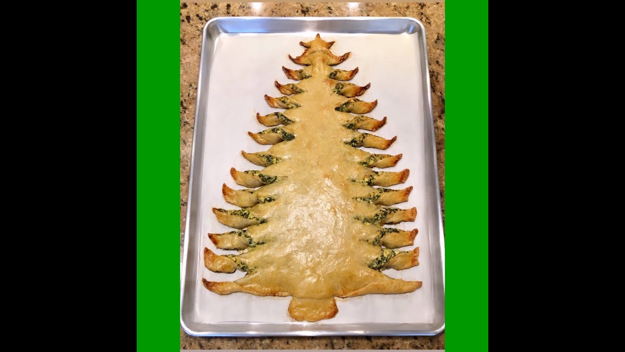 Ricotta Spinach Christmas Tree - Mary'sKitchenMtl