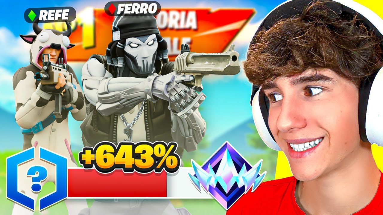DEVASTO e FACCIO IL 643% nelle NUOVE RANKED RIENTRO con il TEAM!! Fortnite ITA