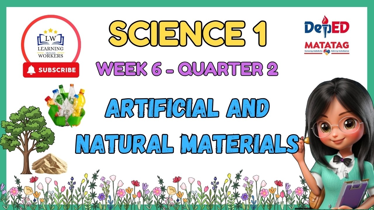 ARTIFICIAL AND NATURAL MATERIALS | SCIENCE FOR GRADE 1