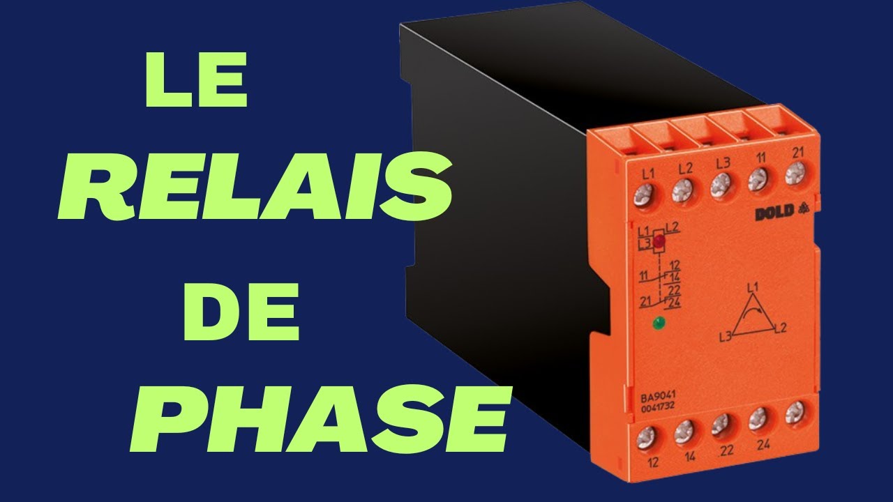 rôle du relais phaseشرح بالدرجة المغربية شرح سهل مع بعض الافكار