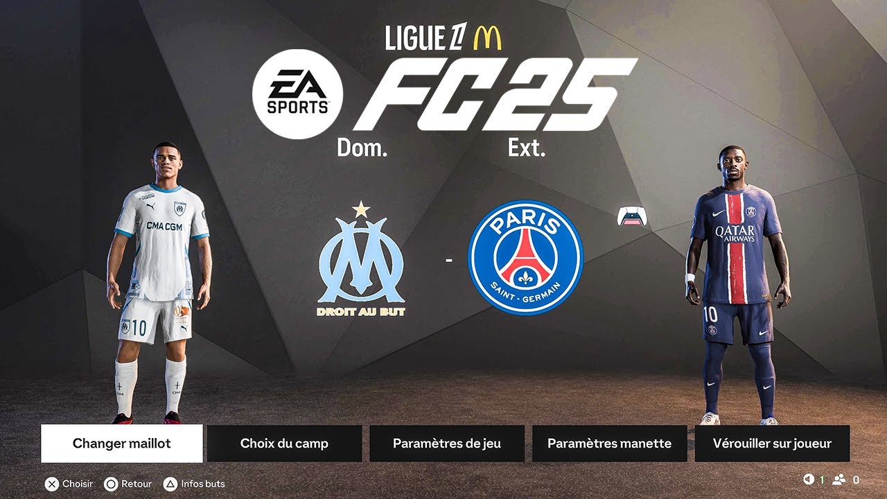 PSG - OM | FC 25 Realistic Ultimate Difficulty Career Mode