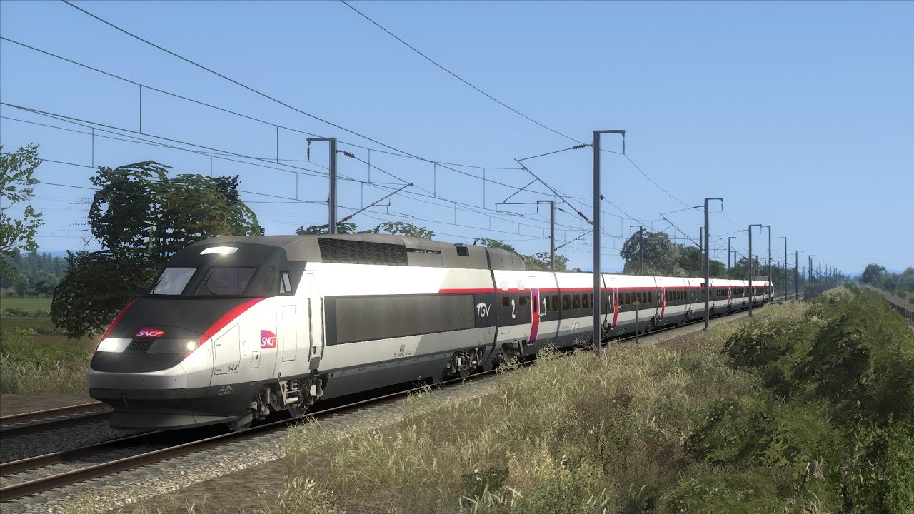 Train Simulator 2022 : (Nouveau sons) TGV Réseau Carmillon | Avignon - Lyon