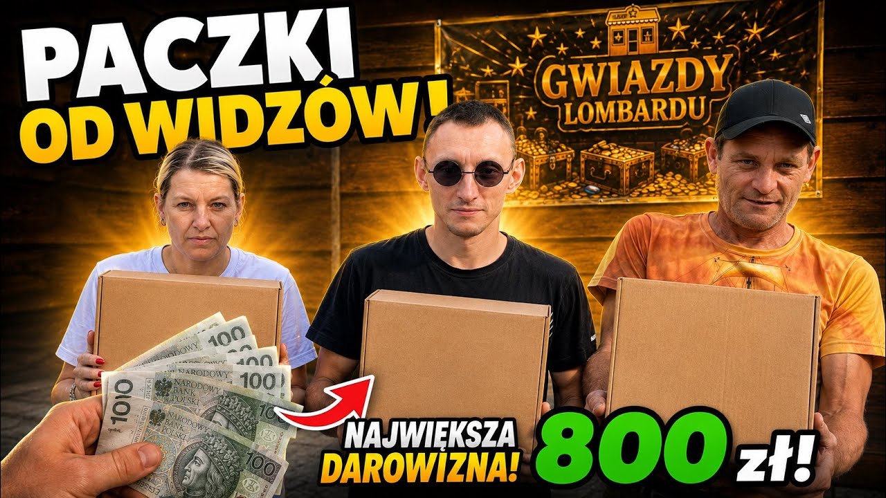 Gwiazdy Lombardu: KTO TYM RAZEM ZGARNIE 800ZŁ?! PACZKI OD WIDZ&Oacute;W! 📦🔥 