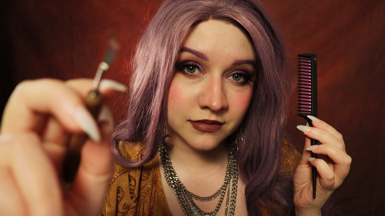 ASMR Dollmaker repairs & cleans you 🛠️ (personal attention, eye exam, sketching sounds, etc)