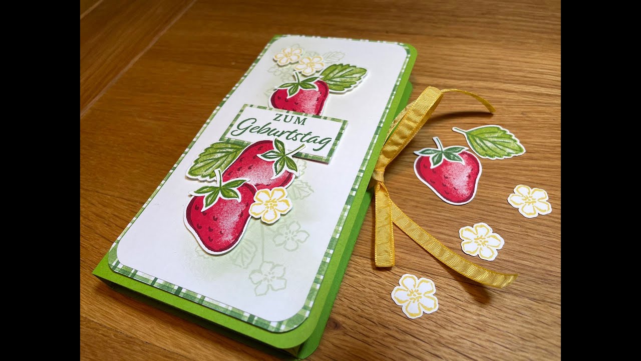 Tutorial, Schokoladenverpackung mit Gutscheinkarte, Beerenstark, Minikatalog 2021, Stampin'Up!