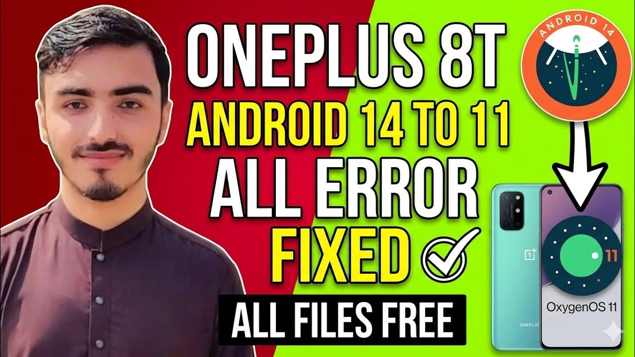 How to Downgrade OnePlus 8T from Android 14 to Android 11 (Step-by-Step)