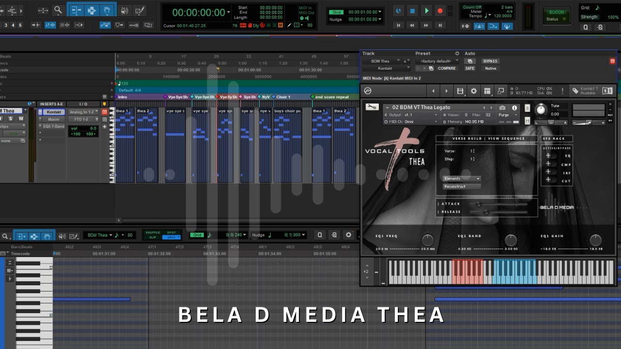 Vocal Tools Thea | Bela D Media | Voices for Kontakt