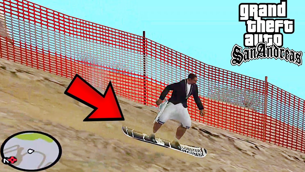 How to get Snowboard in GTA San Andreas (Secret Cheat!)