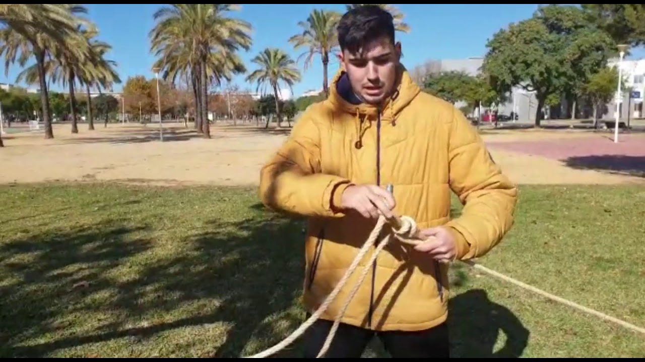 CÓMO HACER PUENTE DE MONO CON 3 NUDOS