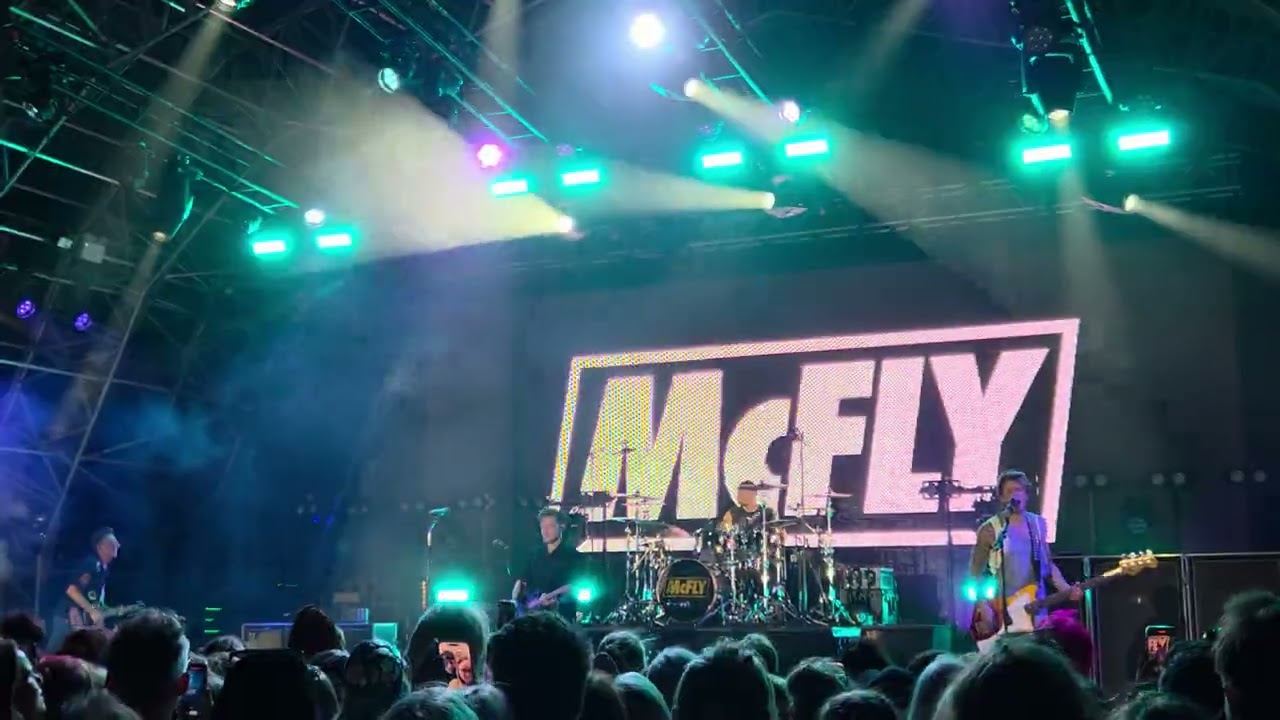 Mcfly Transylvania Live 1 August 2025 Dreamland Margate