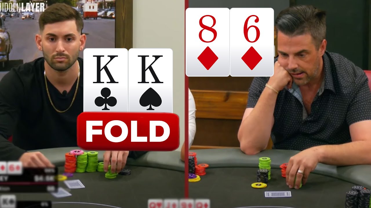 5-Betting Kings, Then Folding to a Flush – A Desperate Fold!
