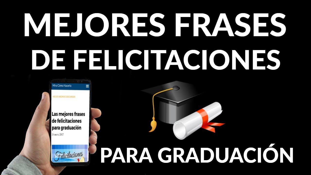 Mejores FRASES de FELICITACIONES de graduación de universidad y de grado profesional