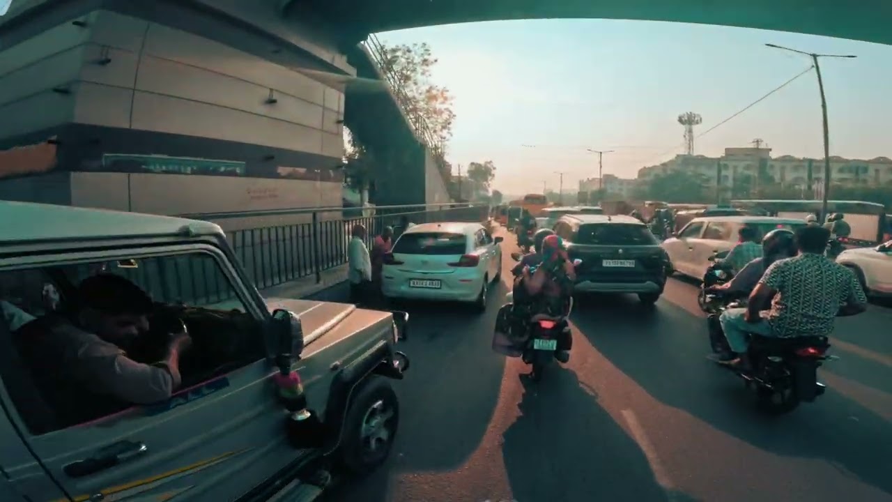 Miyapur to Allwyn from today's return commute | Cycle To Work - Week 120 - Day 2