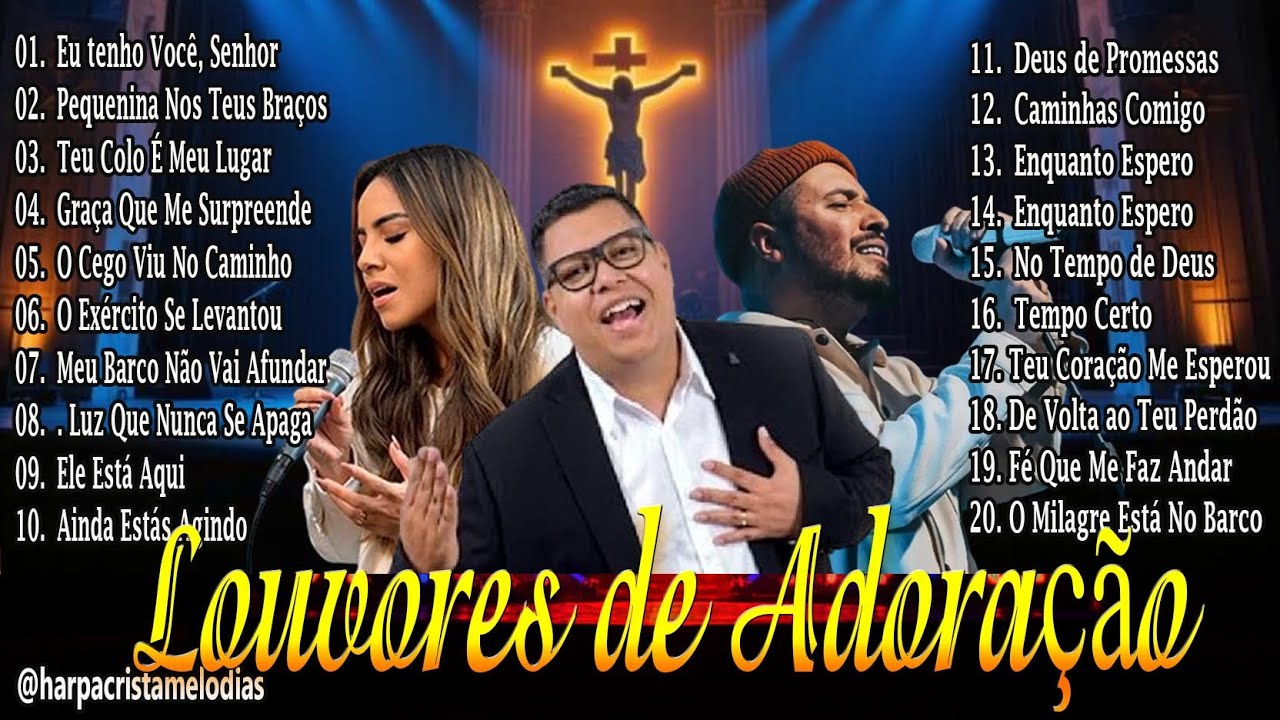 Top 20 Louvores de Adoração 🙏 Hinos Gospel Mais Tocadas com as Melhores Músicas Gospel do Ano #hinos