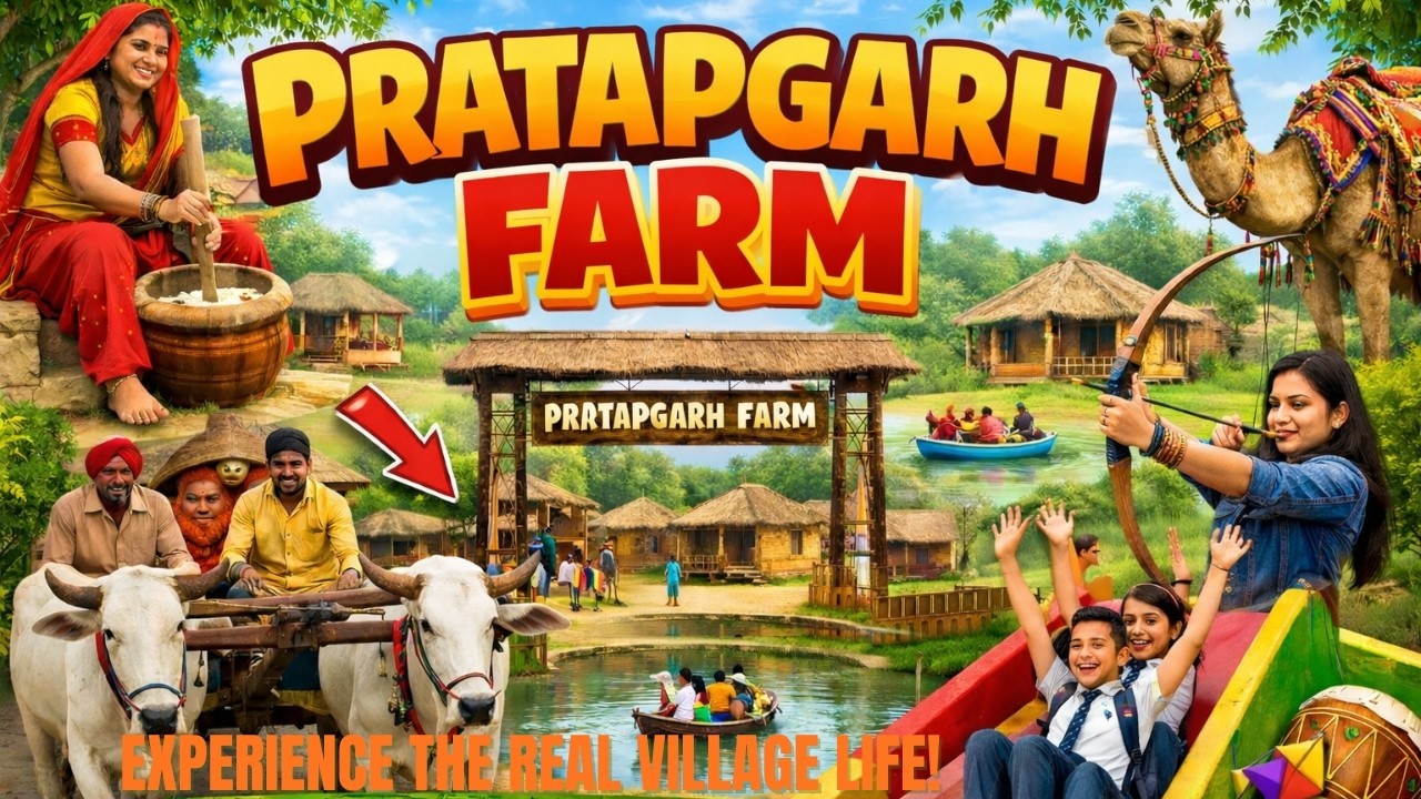 🌾 Experience the Real Village Life at Partapgarh Farm(@thetriporganiser-05 )