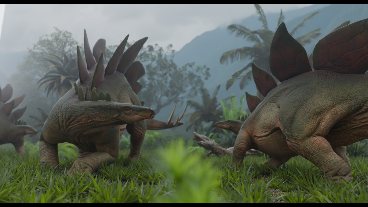 Stegosaurus - An animated recreation