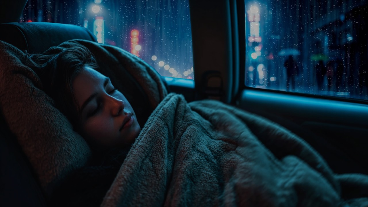 Deep Sleep Rain Sounds 🌧️ 3 Hours of Cozy Car Ambience for Sleep and Relaxation (No Music)