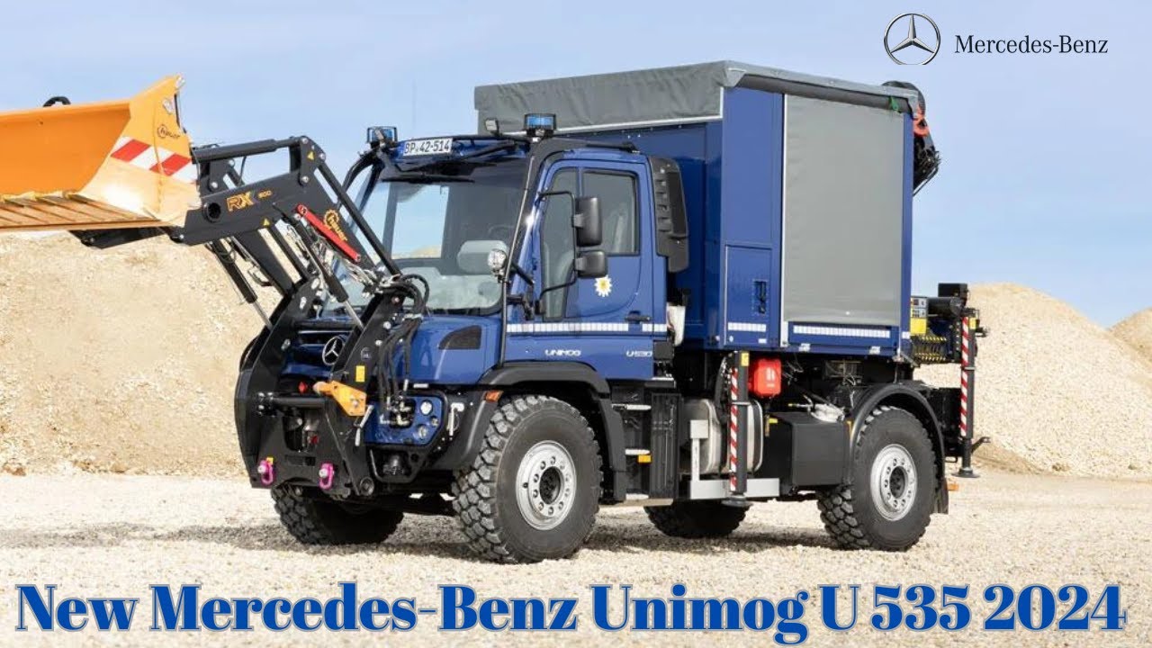 Federal Police Puts 10 New Special Unimogs into Service in Germany | Mercedes-Benz Unimog U 535 2024