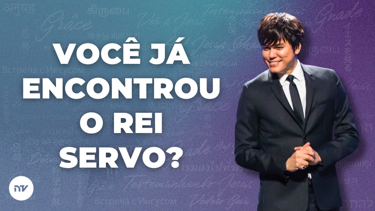 A beleza do nosso Rei Servo | Joseph Prince | New Creation TV Portugu&ecirc;s
