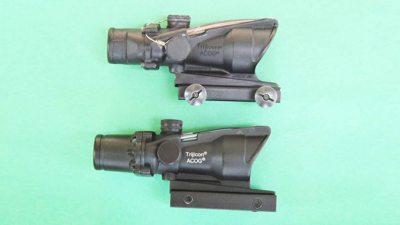 Imitation ACOG vs. Trijicon TA31 ACOG, Part 2: Appearance Differences