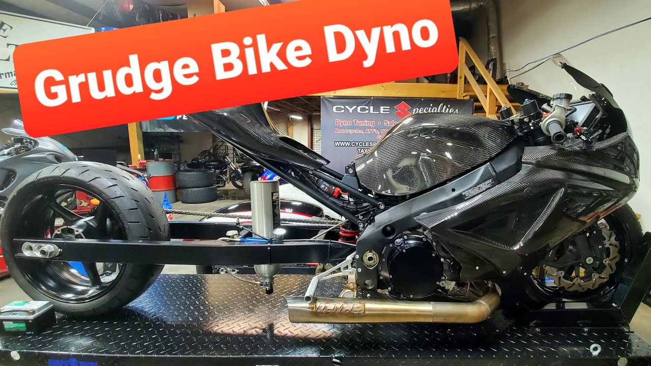 Suzuki GSXR 1000 GRUDGE BIKE dyno tune with HOLLEY EFI