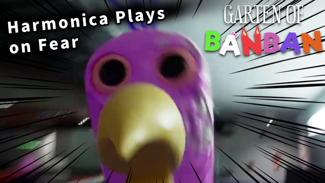Horror Game Set in a Kindergarten：Playing a Horror Game with Harmonica  (Garten of Banban 1)