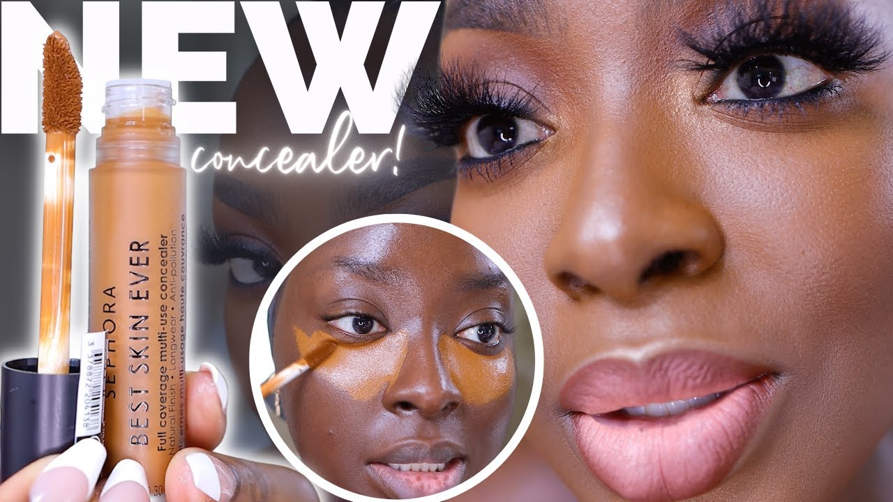 NEW SEPHORA *best skin ever* FULL COVERAGE CONCEALER FIRST IMPRESSION 57Y + 59N | MenaAdubea