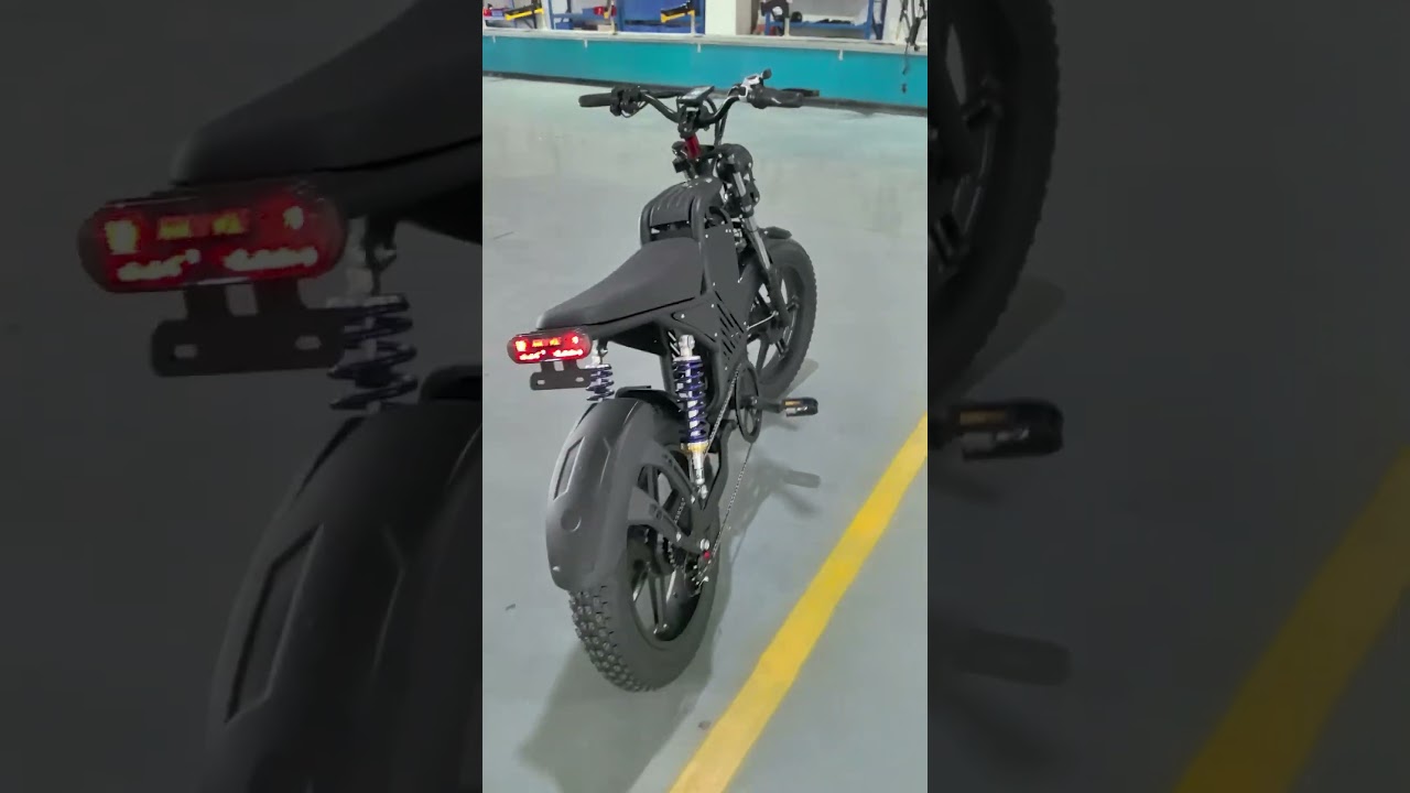#ebikereviews Ride like a cyber outlaw&mdash;all-black armored e-bike, your stealth mode for the streets.