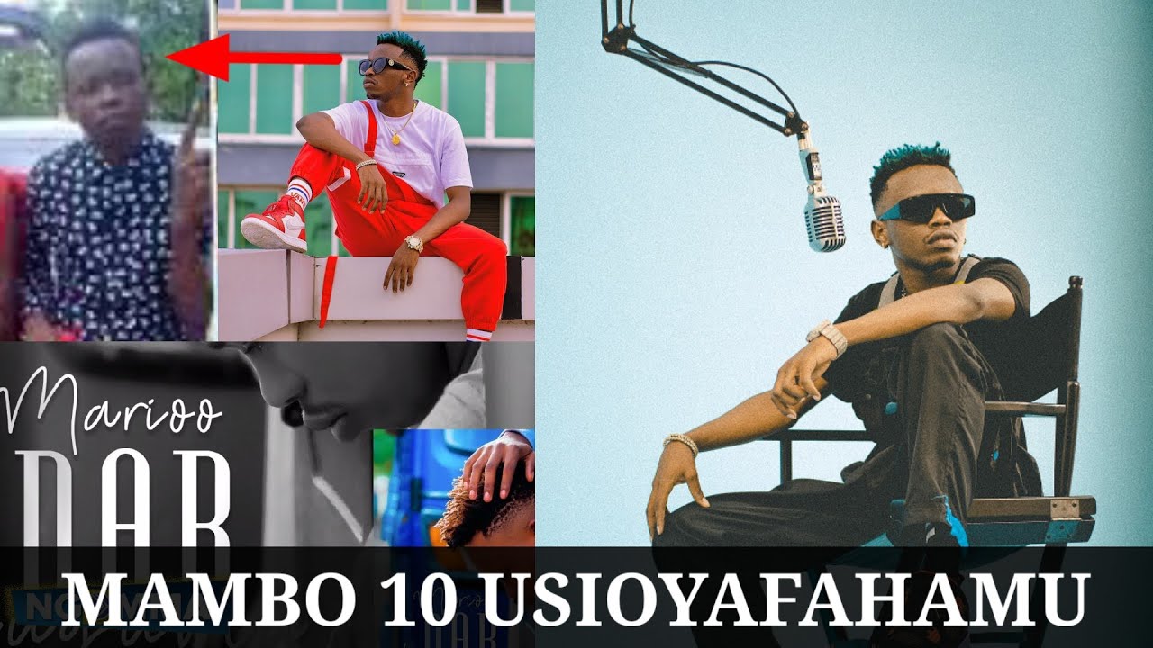 MAMBO 10 MAZITO USIOYAJUA ALIOPITIA MARIOO KWENYE MAISHA YAKE | HISTORIA YA MAISHA MAGUMU YA MARIOO