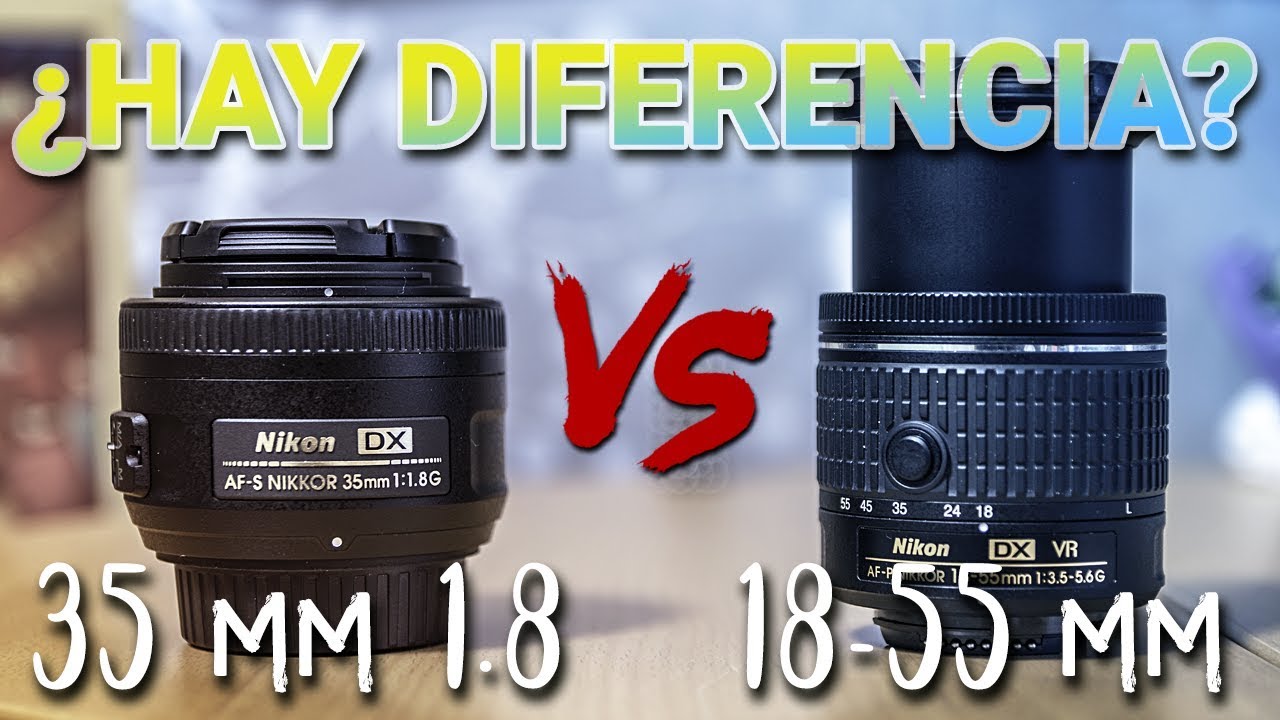 Nikon DX 35mm f/1.8G 🆚 Lente Kit (18-55mm f/3.5 - 5.6G) || EJEMPLOS Y DETALLES