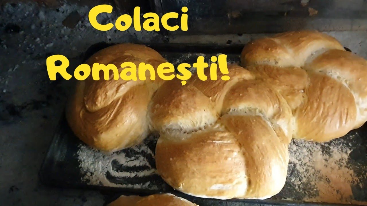 Am facut Colaci Romanești în cuptorul cu lemne!!!