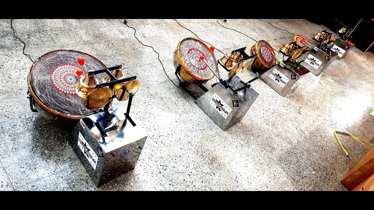 All Size Automatic Electric Temple Drum Bell | Arthi Nagada Melam | Star Malathalam | +91-8220137322