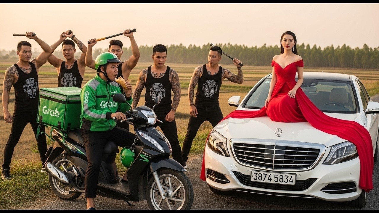 Chặn Xe Nữ Tỷ Phú Giờ Cao Điểm, 10 Tên Côn Đồ Không Ngờ Đã Đụng Phải Vợ Anh Xe Ôm