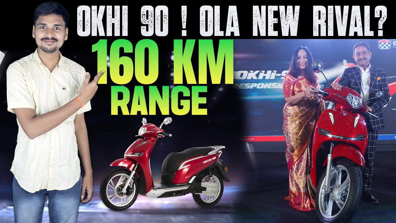 Okinawa OKHI 90 Electric Scooter Launch India 2023 | EV Bro