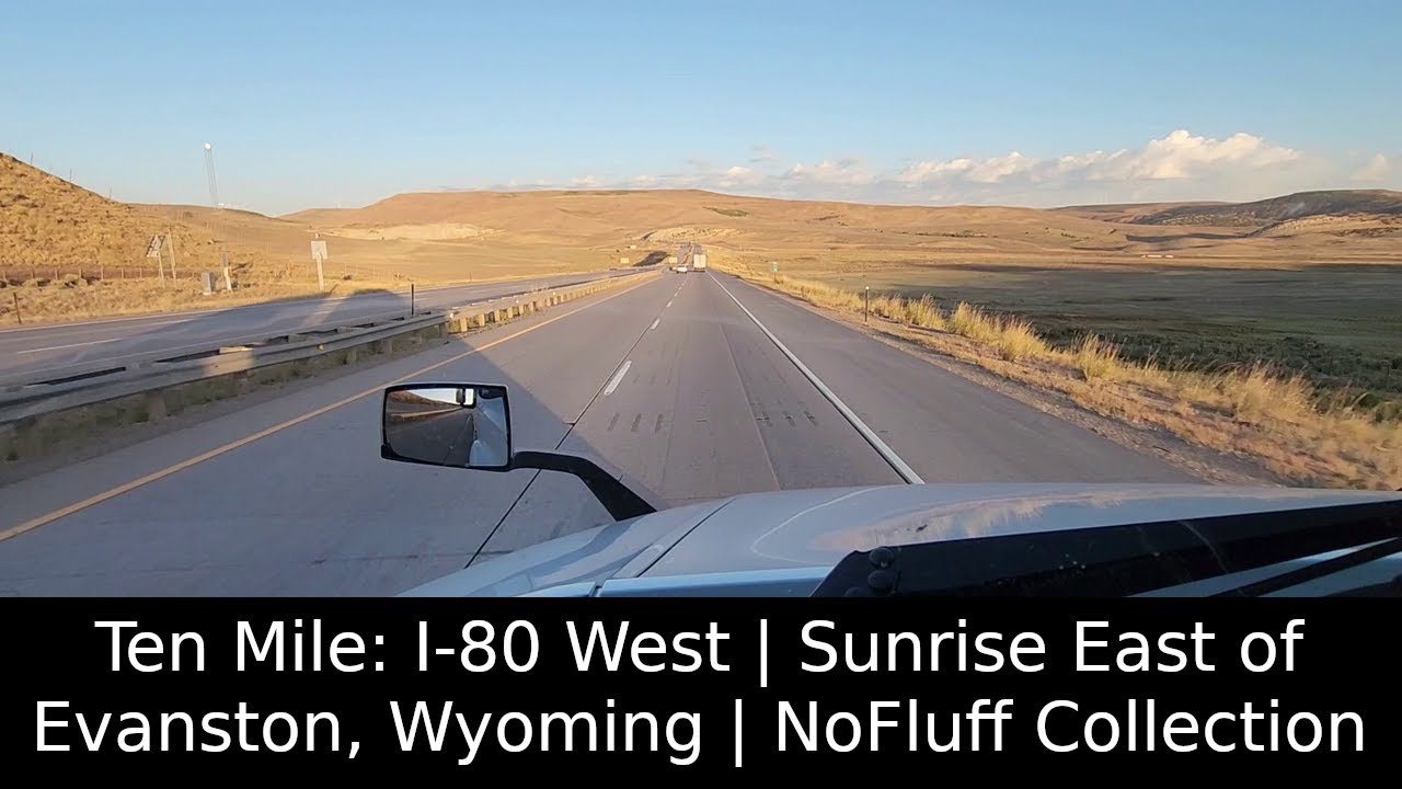 Ten Mile: I-80 West | Sunrise East of Evanston, Wyoming | NoFluff Collection
