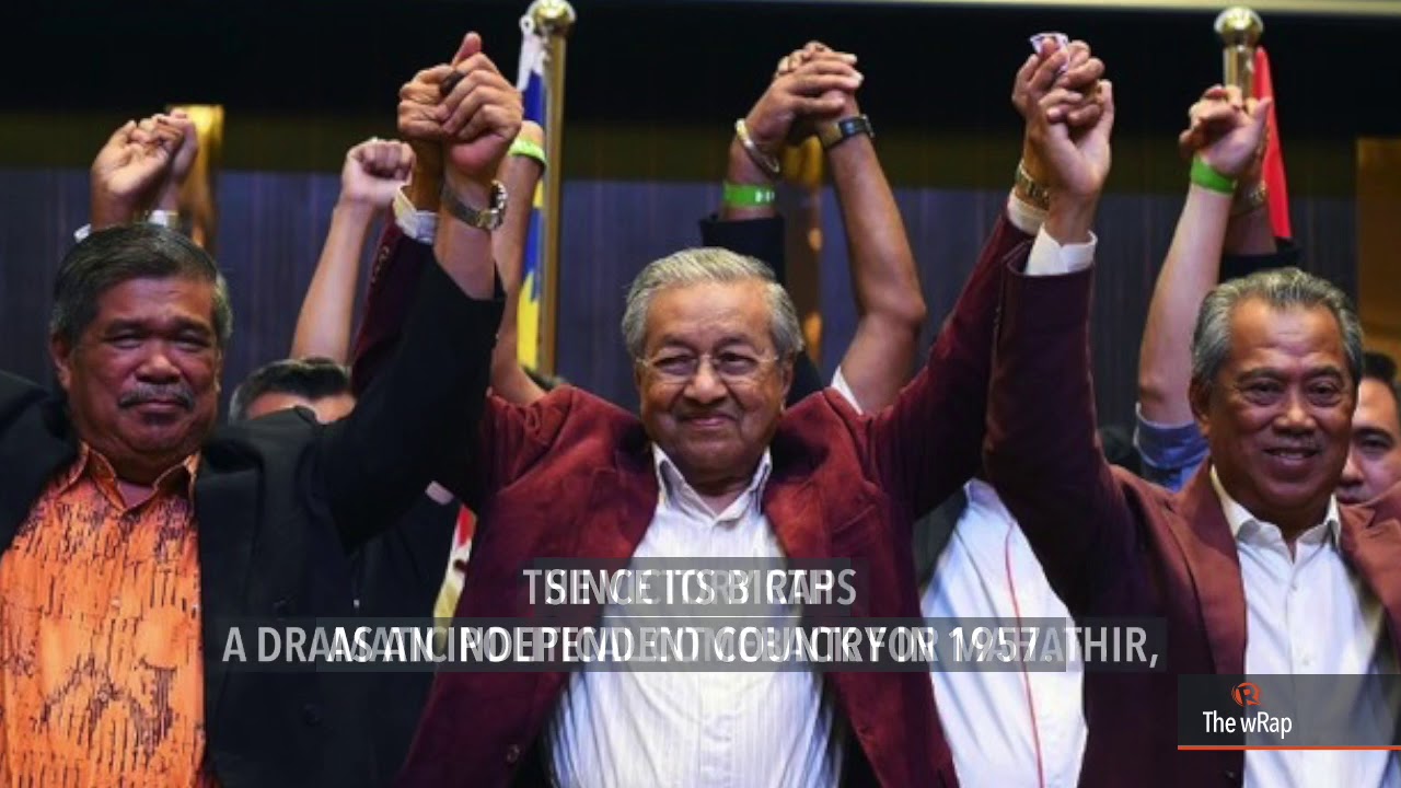 Malaysia's Mahathir wins shock election victory