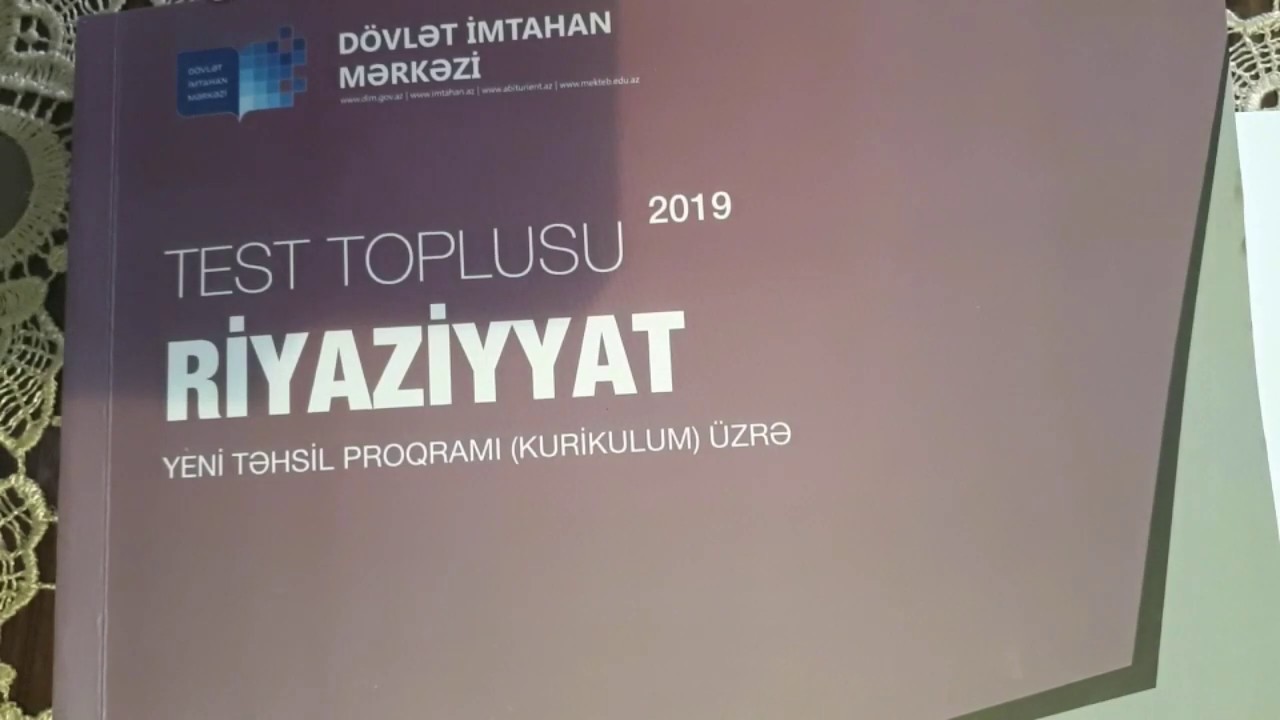 Test toplu.2019.Loqarifmik funksiya ve onun xasseleri.