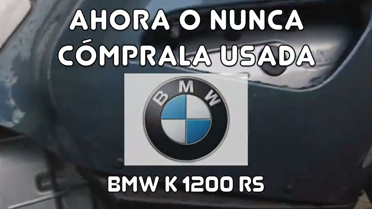Bmw K1200RS !! Vaya moto te perdiste