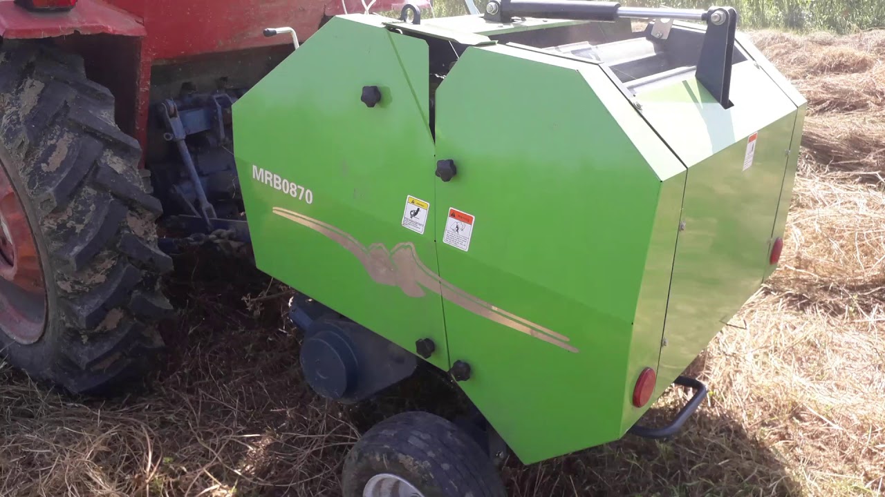 Balotiera pe rotund dupa tractor u445