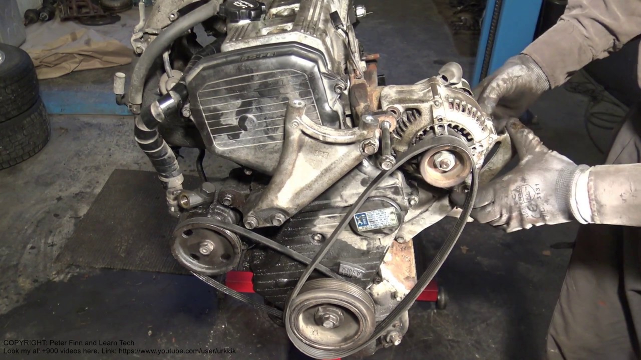 How to replace water pump Toyota Camry 2.2. and 5S-FE engine