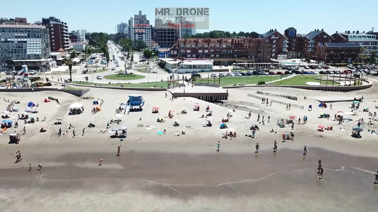Pinamar Drone. Enero 2021 #pinamar #drone Avenida Bunge y Playa