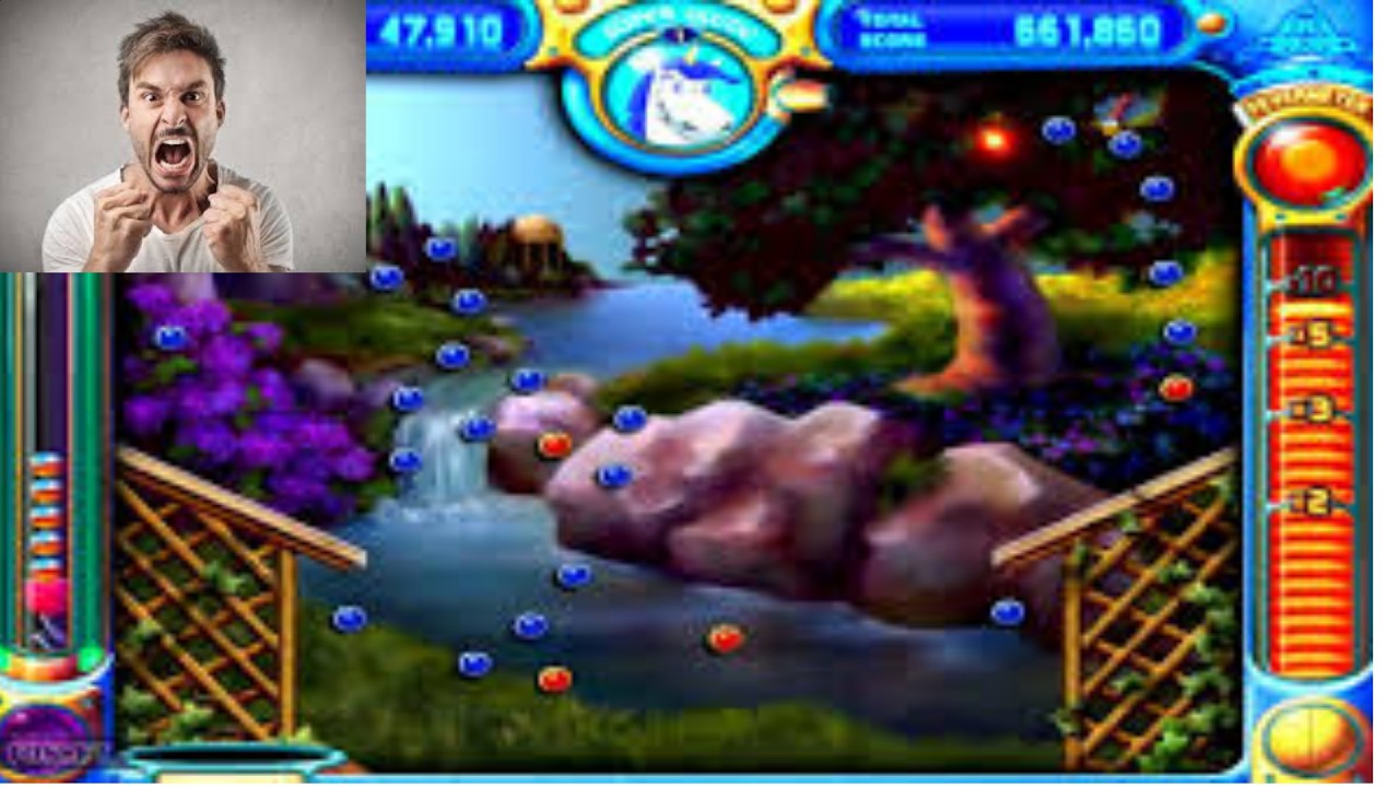 playing peggle as an idiot