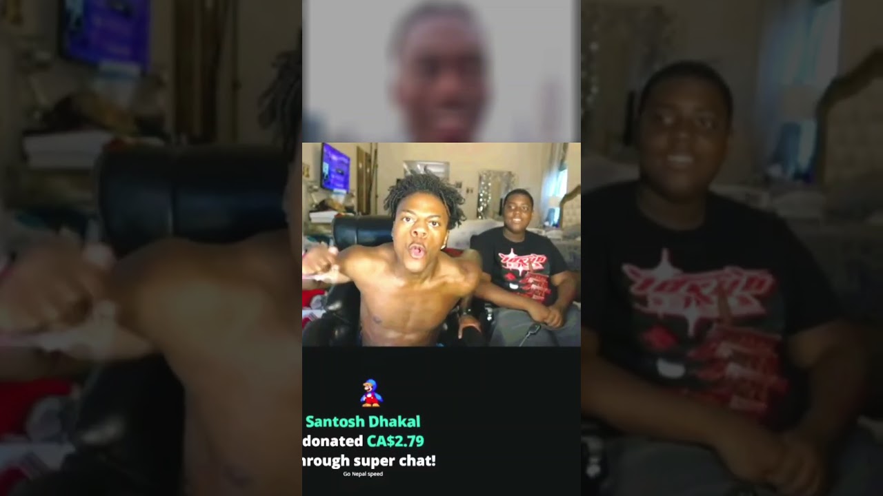 Ishowspeed reacts to Rafael Leo's video in livestream 😂😳 #ishowspeed #speed #shorts