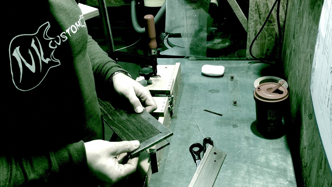 NKcustom guitars 7 String Bubinga Wenge Part12