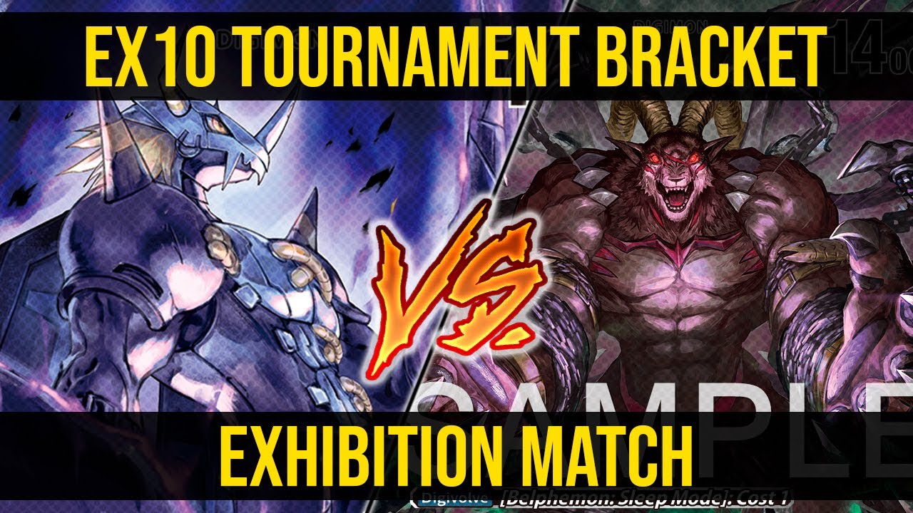 BLACKWARGREYMON VS BELPHEMON | EX10 SINISTER ORDER EXHIBITION MATCH