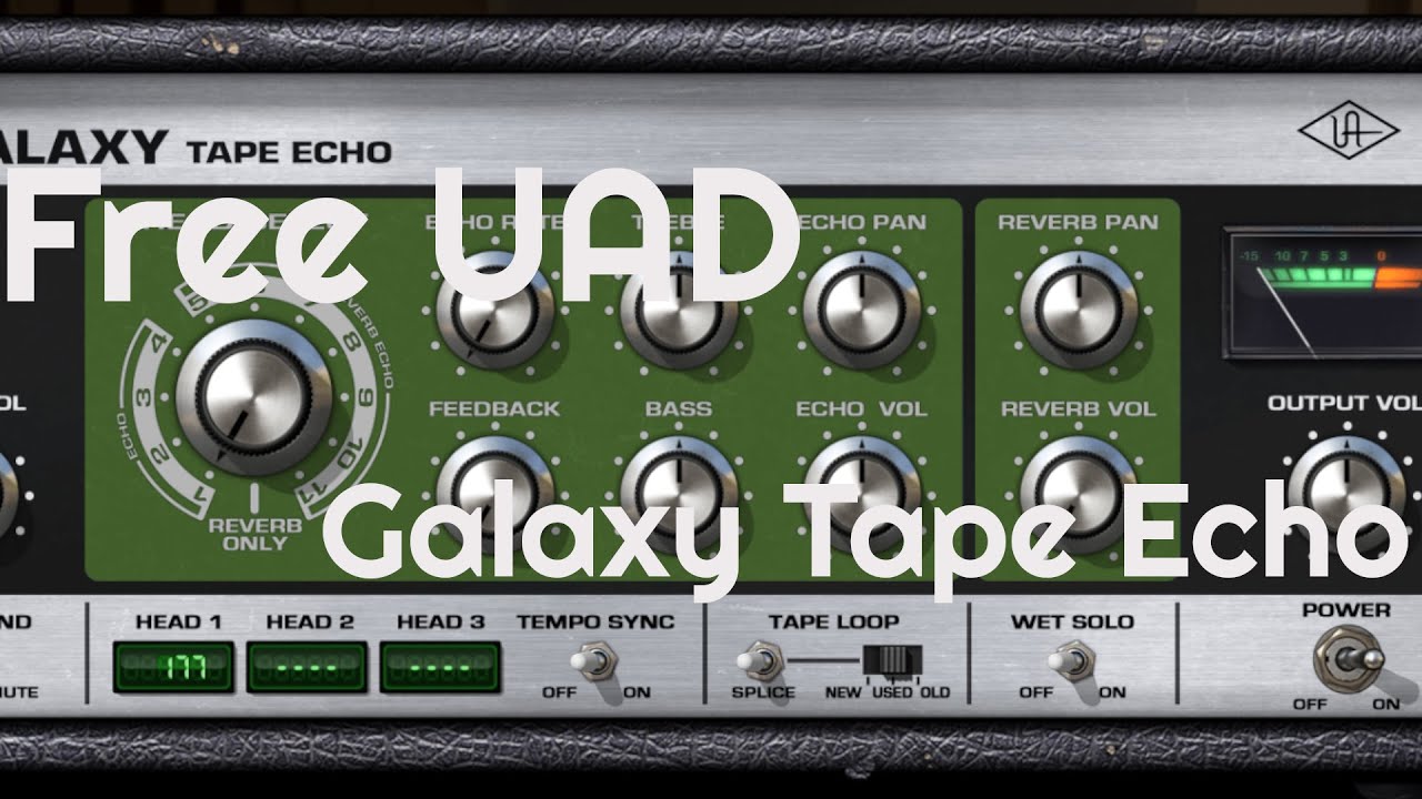 Free Galaxy Tape Echo by UAD (No Talking)